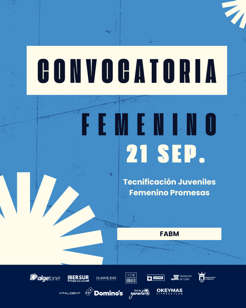 Jornada de tecnificación categoría Juvenil Promesas Femenino – 21/sep